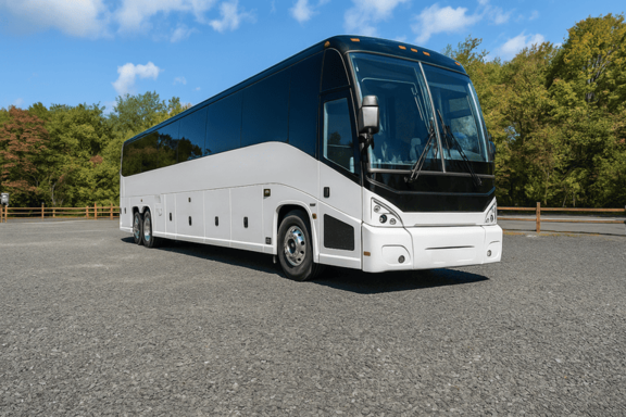 Danbury Shuttle Bus Company 56 Passenger Charter Bus